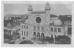 ORAN 1932 LA GRANDE SYNAGOGUE